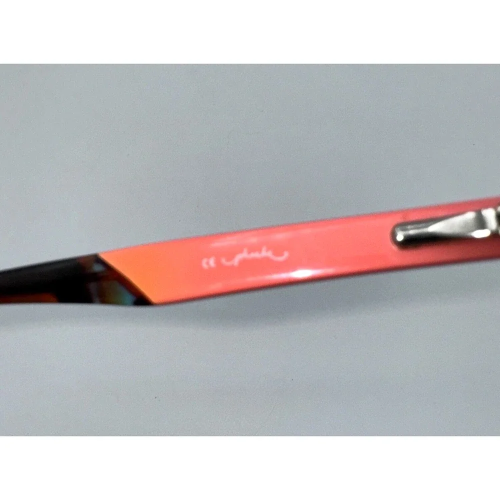 Phoebe Eyeglasses Frame P268 Women Tortoise Coral Full Rim 52-16-135 FRAME ONLY
